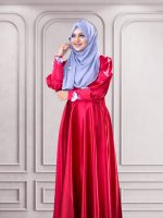 Red Circular Gown