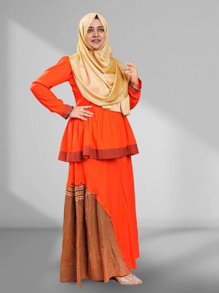 Gamcha Design Tops & Skirt Set