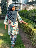 Crap Cotton Multi-color Printed Salwar- Kameez