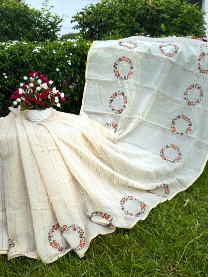Rangrekha Handstitch Saree