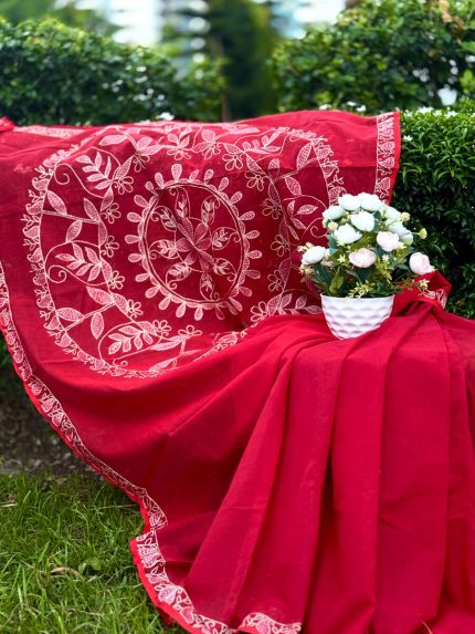 Roktolota Handstitch Saree saree