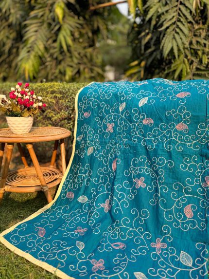 Teal Nakshi Kantha