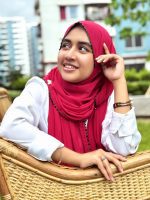 Red Hijab, Full Coverage, Modest Collection