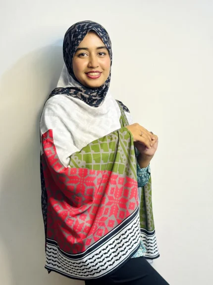 Arabic Theme Keffiyeh Flag Hijab