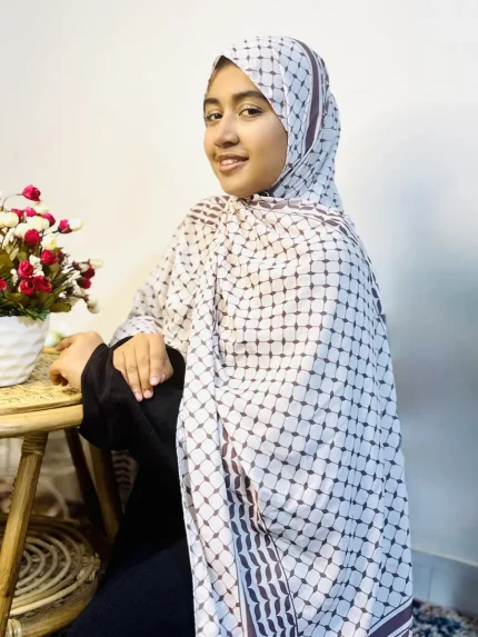 Base & Mov Keffiyeh Hijab