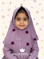 Dusty Purple Handcrafted Kids Hijab